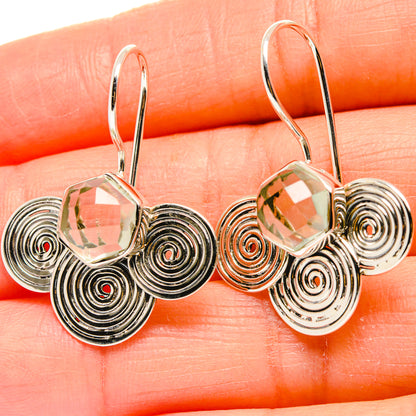 Aqua Chalcedony Earrings handcrafted by Ana Silver Co - EARR425363