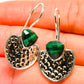 Malachite Earrings handcrafted by Ana Silver Co - EARR425364