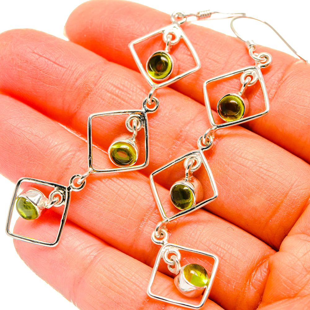 Peridot Earrings handcrafted by Ana Silver Co - EARR425374