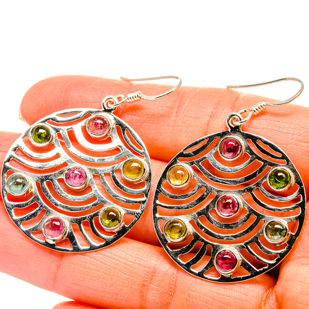 Tourmaline Earrings handcrafted by Ana Silver Co - EARR425384
