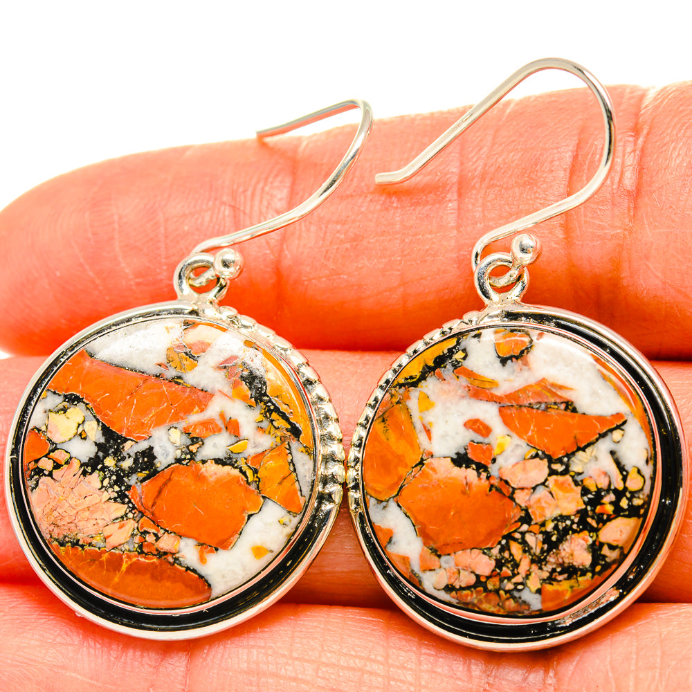 Maligano Jasper Earrings handcrafted by Ana Silver Co - EARR425391