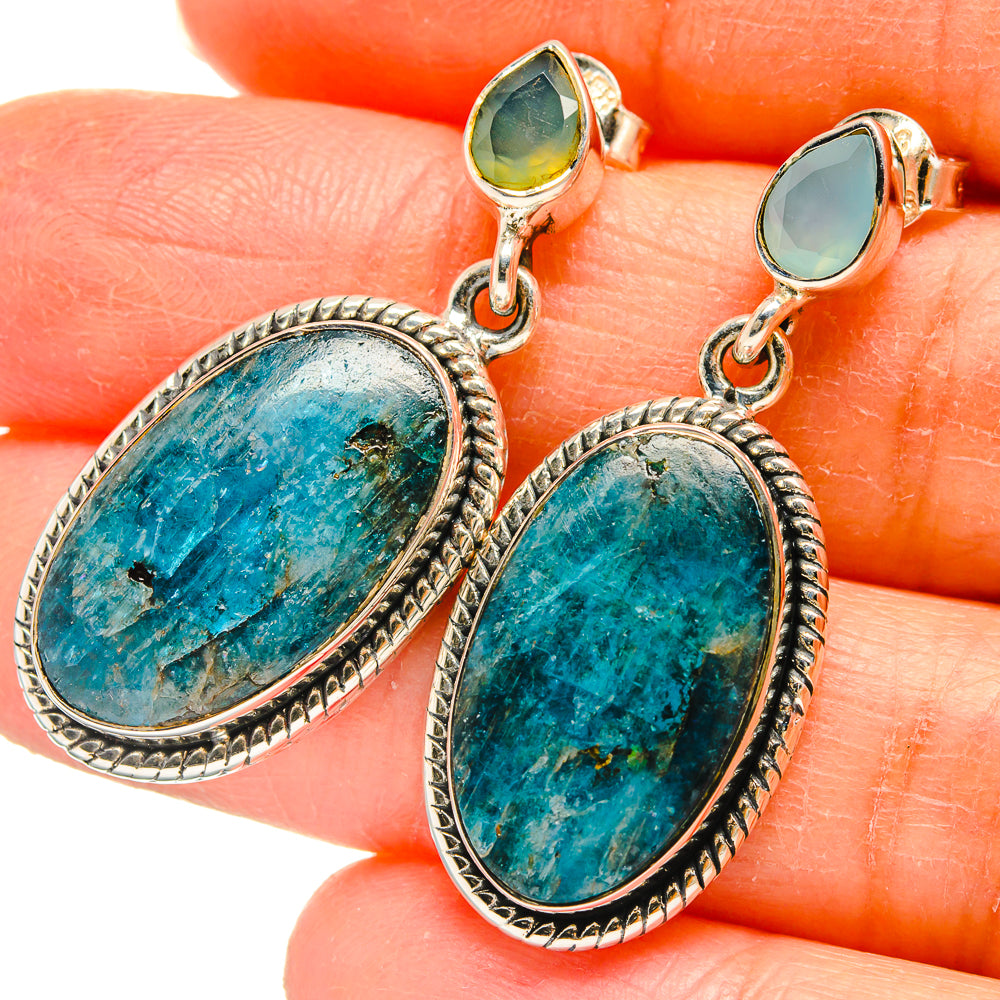 Apatite Earrings handcrafted by Ana Silver Co - EARR425395