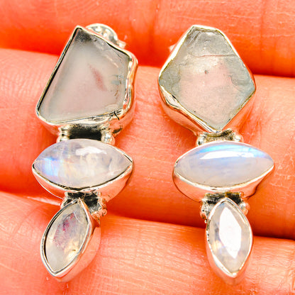 Aquamarine Earrings handcrafted by Ana Silver Co - EARR425399