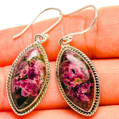 Russian Eudialyte Earrings handcrafted by Ana Silver Co - EARR425400