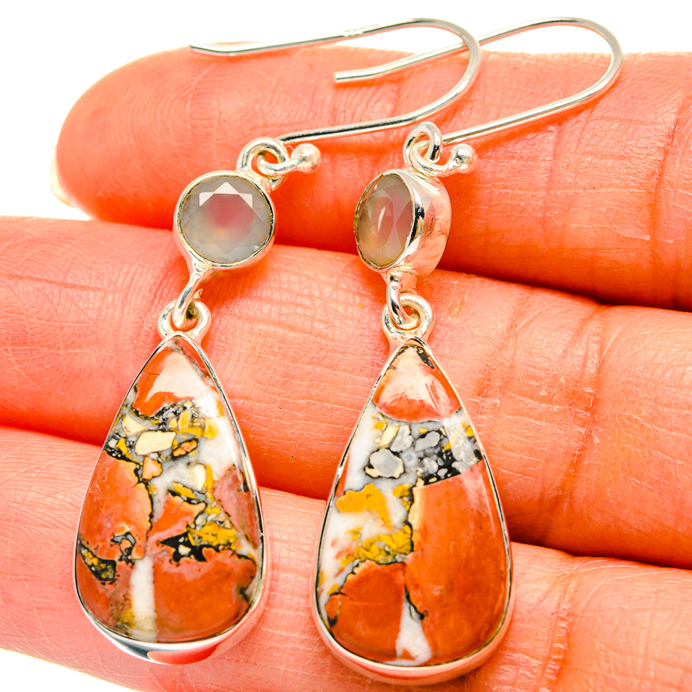 Brecciated Mookaite Earrings handcrafted by Ana Silver Co - EARR425402