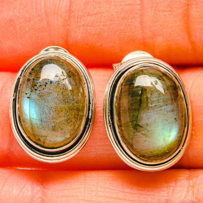 Labradorite Earrings handcrafted by Ana Silver Co - EARR425412