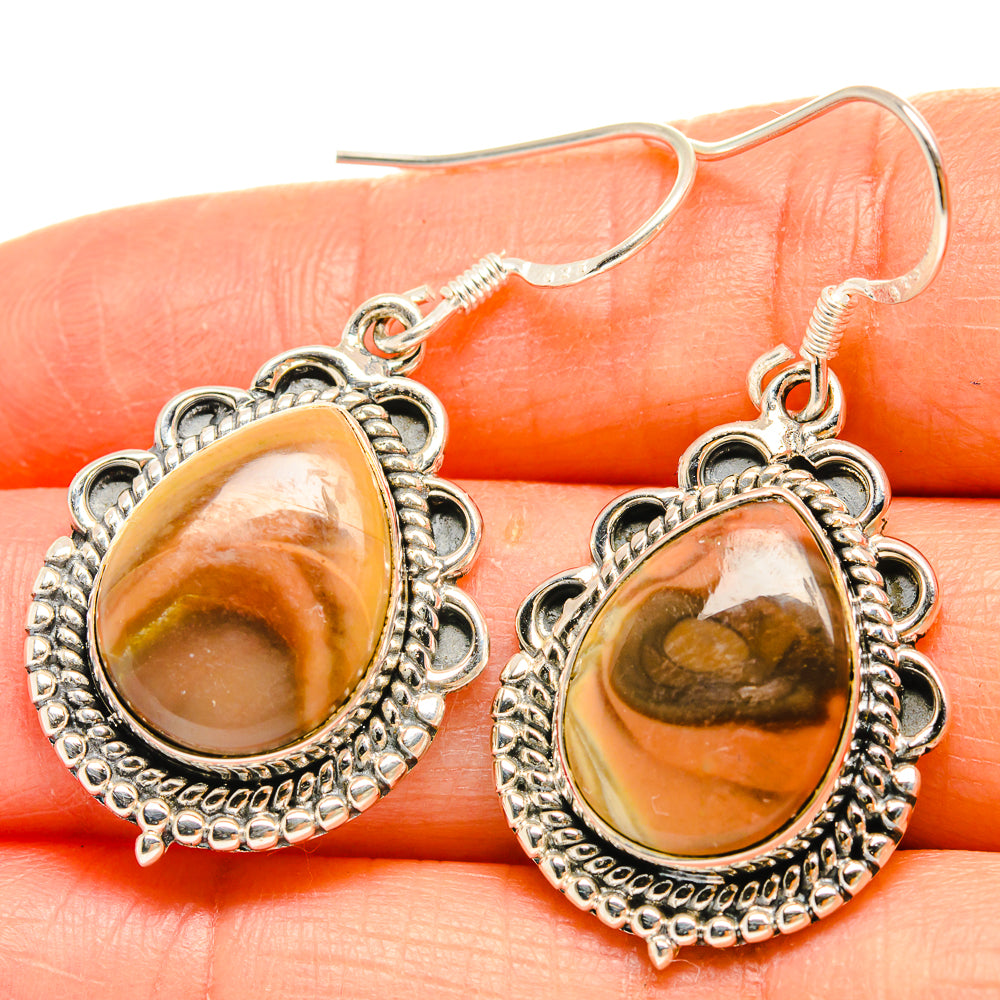 Imperial Jasper Earrings handcrafted by Ana Silver Co - EARR425413