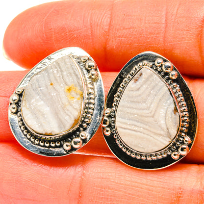 Desert Druzy Earrings handcrafted by Ana Silver Co - EARR425416