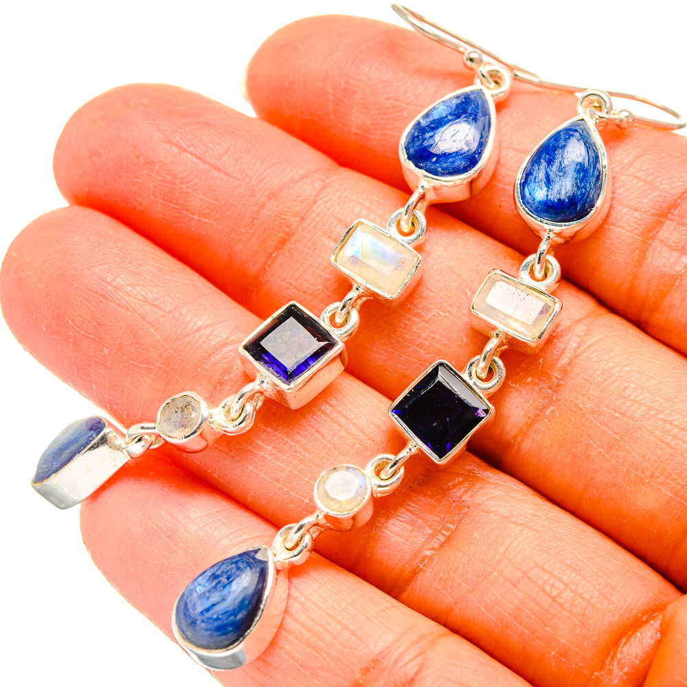 Kyanite Earrings handcrafted by Ana Silver Co - EARR425437