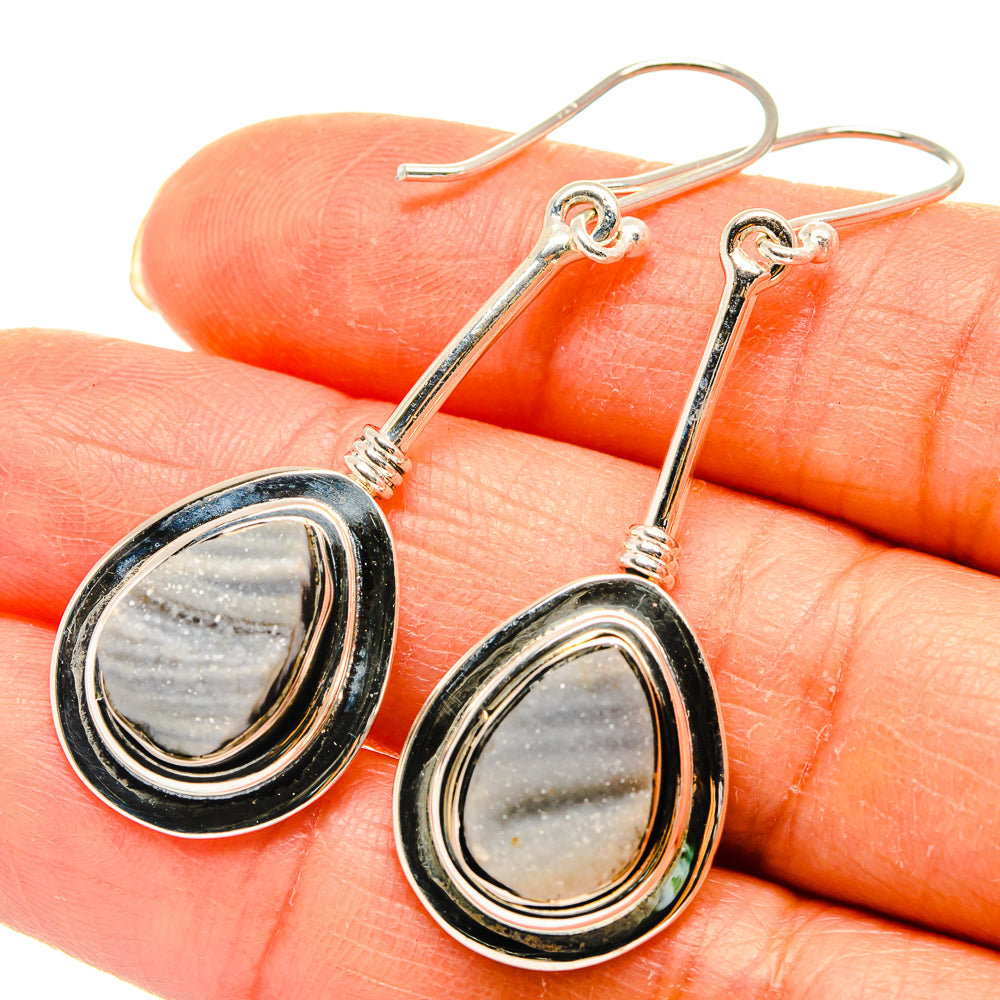 Desert Druzy Earrings handcrafted by Ana Silver Co - EARR425455