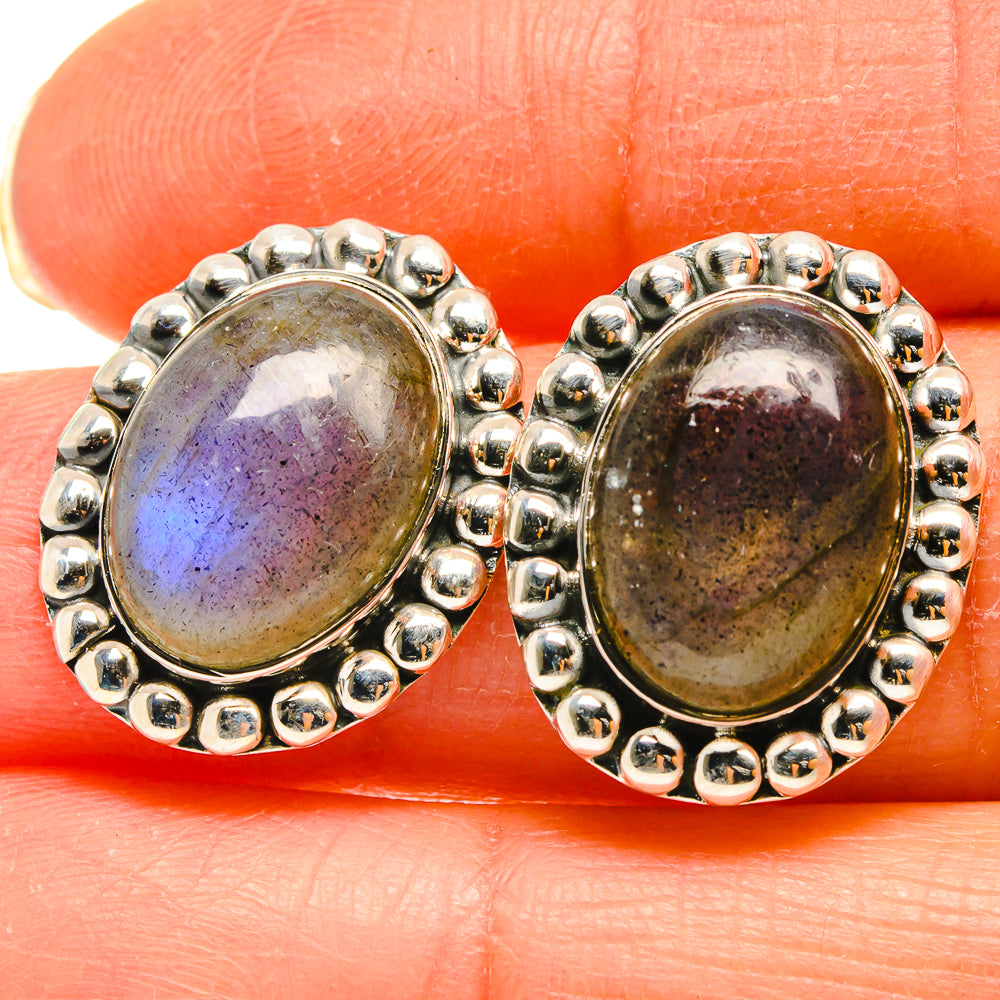 Labradorite Earrings handcrafted by Ana Silver Co - EARR425462