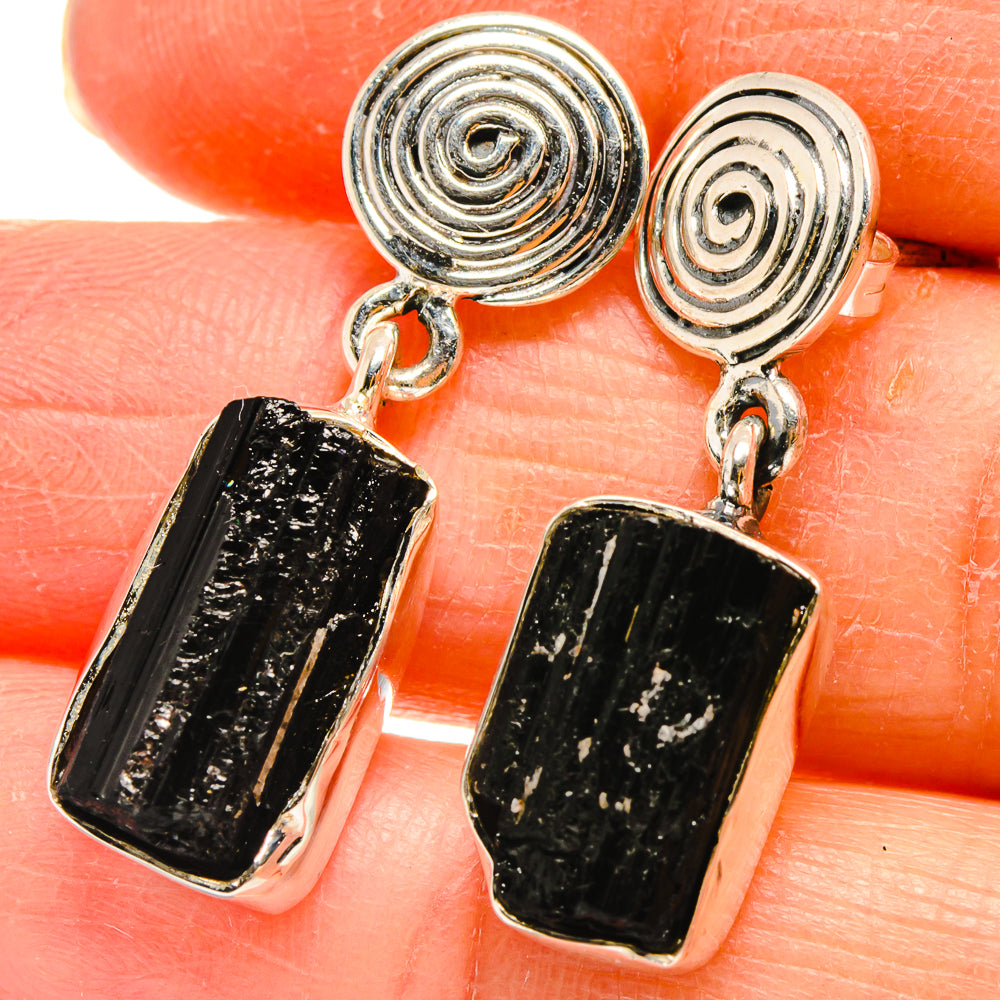 Tektite Earrings handcrafted by Ana Silver Co - EARR425474
