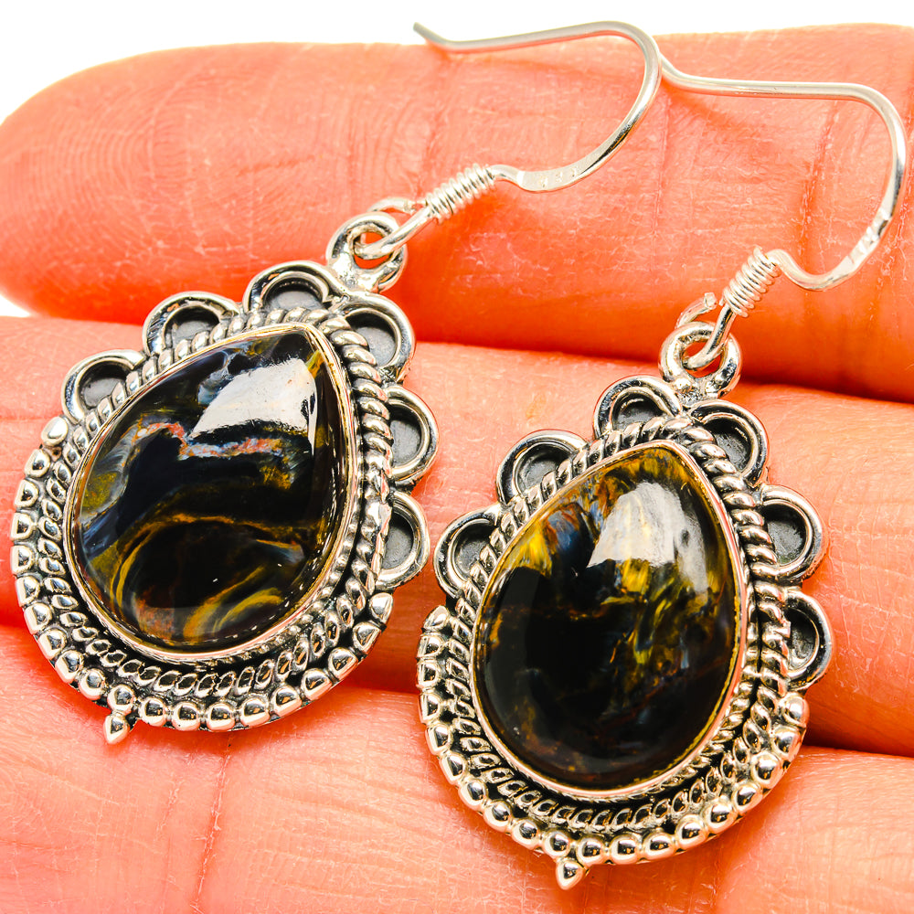 Pietersite Earrings handcrafted by Ana Silver Co - EARR425480