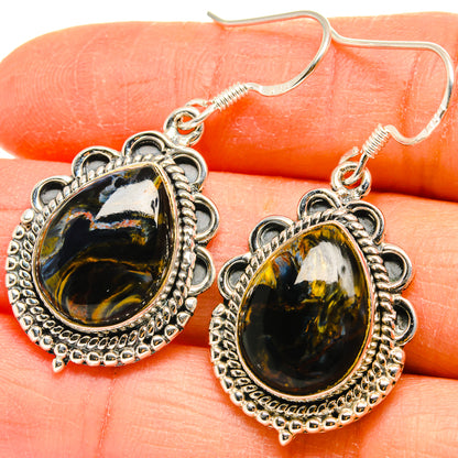 Pietersite Earrings handcrafted by Ana Silver Co - EARR425480