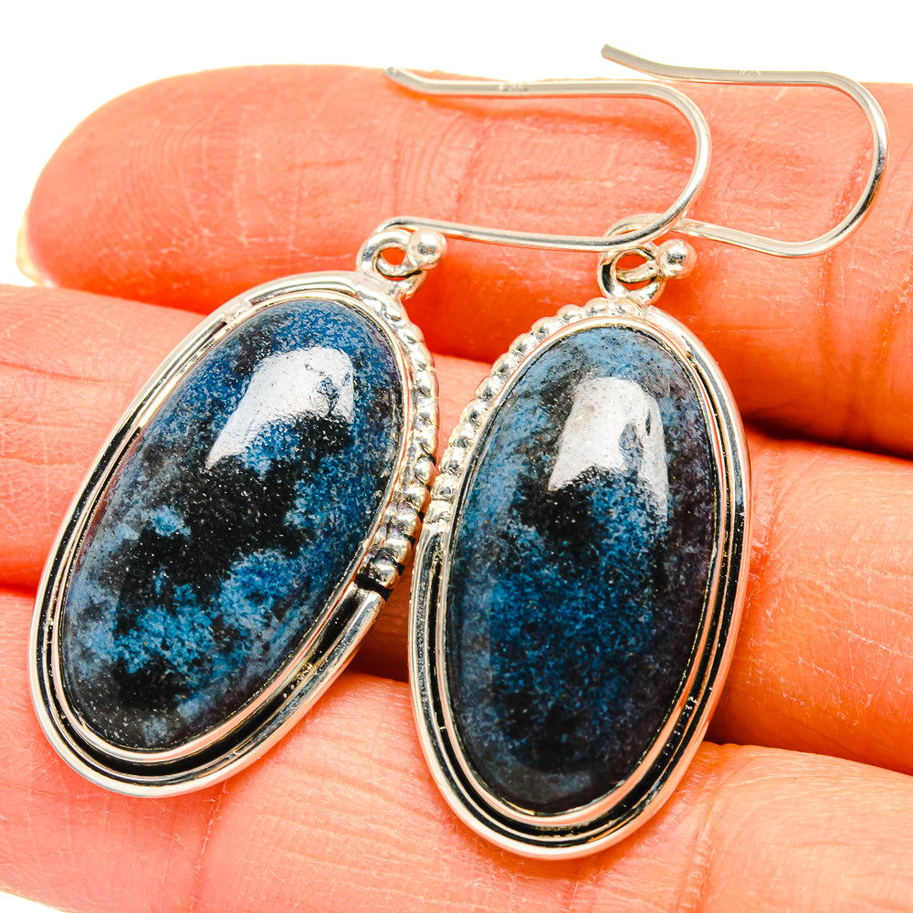 Shattuckite Earrings handcrafted by Ana Silver Co - EARR425483