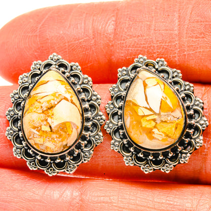 Brecciated Mookaite Earrings handcrafted by Ana Silver Co - EARR425496