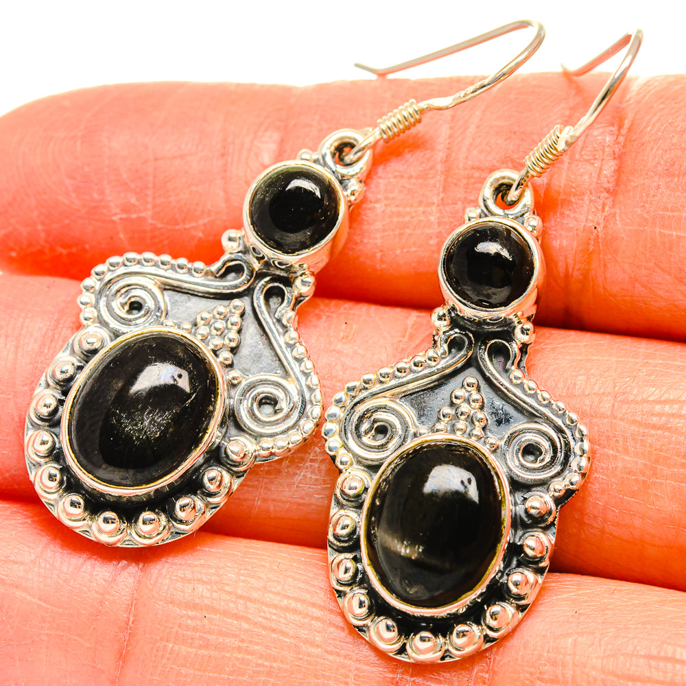 Star Diopside Earrings handcrafted by Ana Silver Co - EARR425498