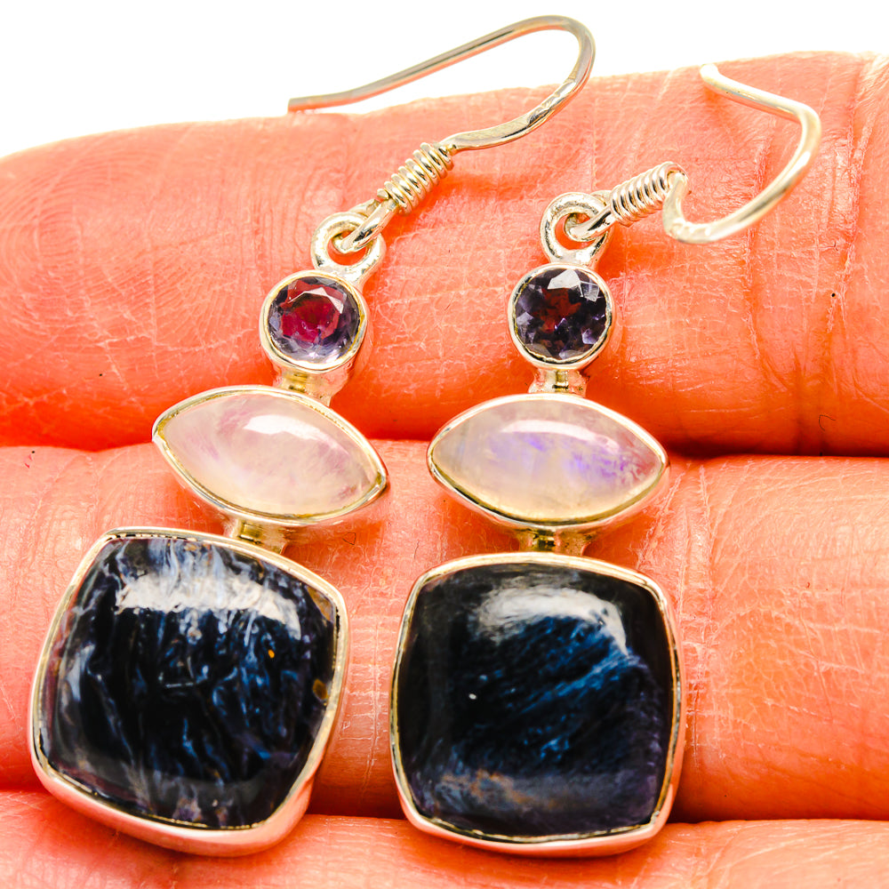 Pietersite Earrings handcrafted by Ana Silver Co - EARR425500