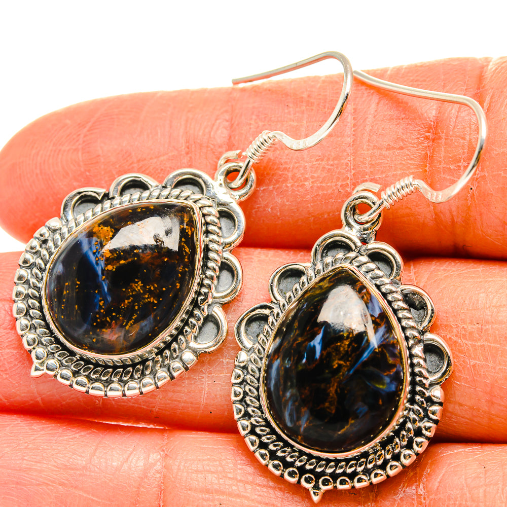 Pietersite Earrings handcrafted by Ana Silver Co - EARR425502