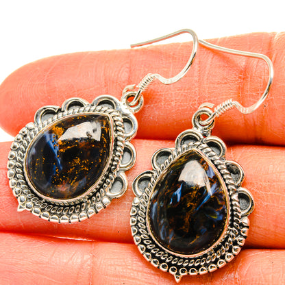 Pietersite Earrings handcrafted by Ana Silver Co - EARR425502