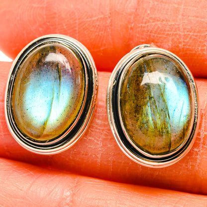 Labradorite Earrings handcrafted by Ana Silver Co - EARR425516