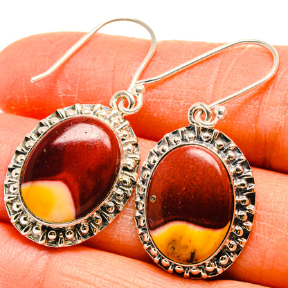 Mookaite Earrings handcrafted by Ana Silver Co - EARR425518