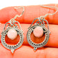 Pink Opal Earrings handcrafted by Ana Silver Co - EARR425538