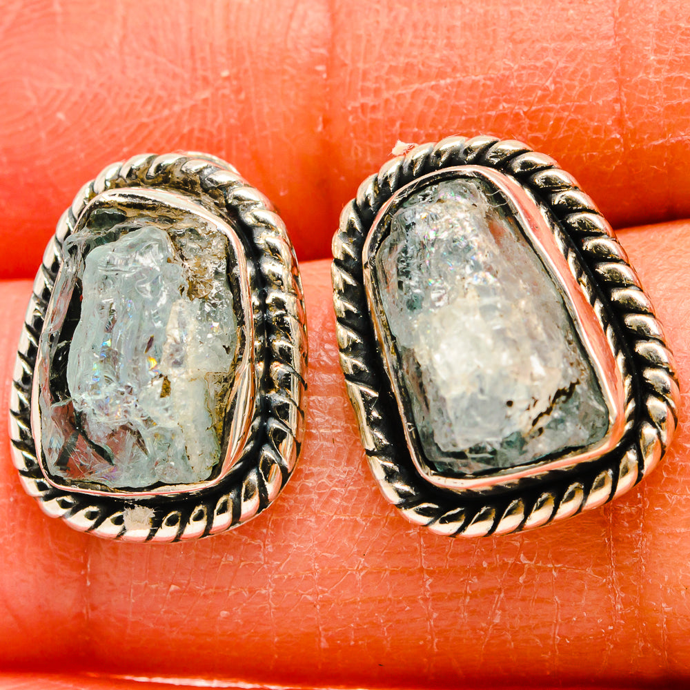 Aquamarine Earrings handcrafted by Ana Silver Co - EARR425542