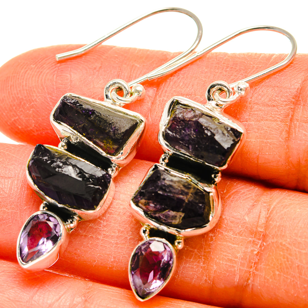 Amethyst Earrings handcrafted by Ana Silver Co - EARR425551