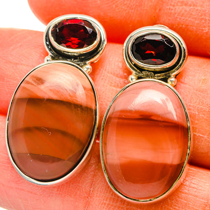 Mookaite Earrings handcrafted by Ana Silver Co - EARR425568