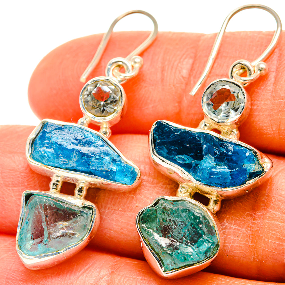 Apatite Earrings handcrafted by Ana Silver Co - EARR425578