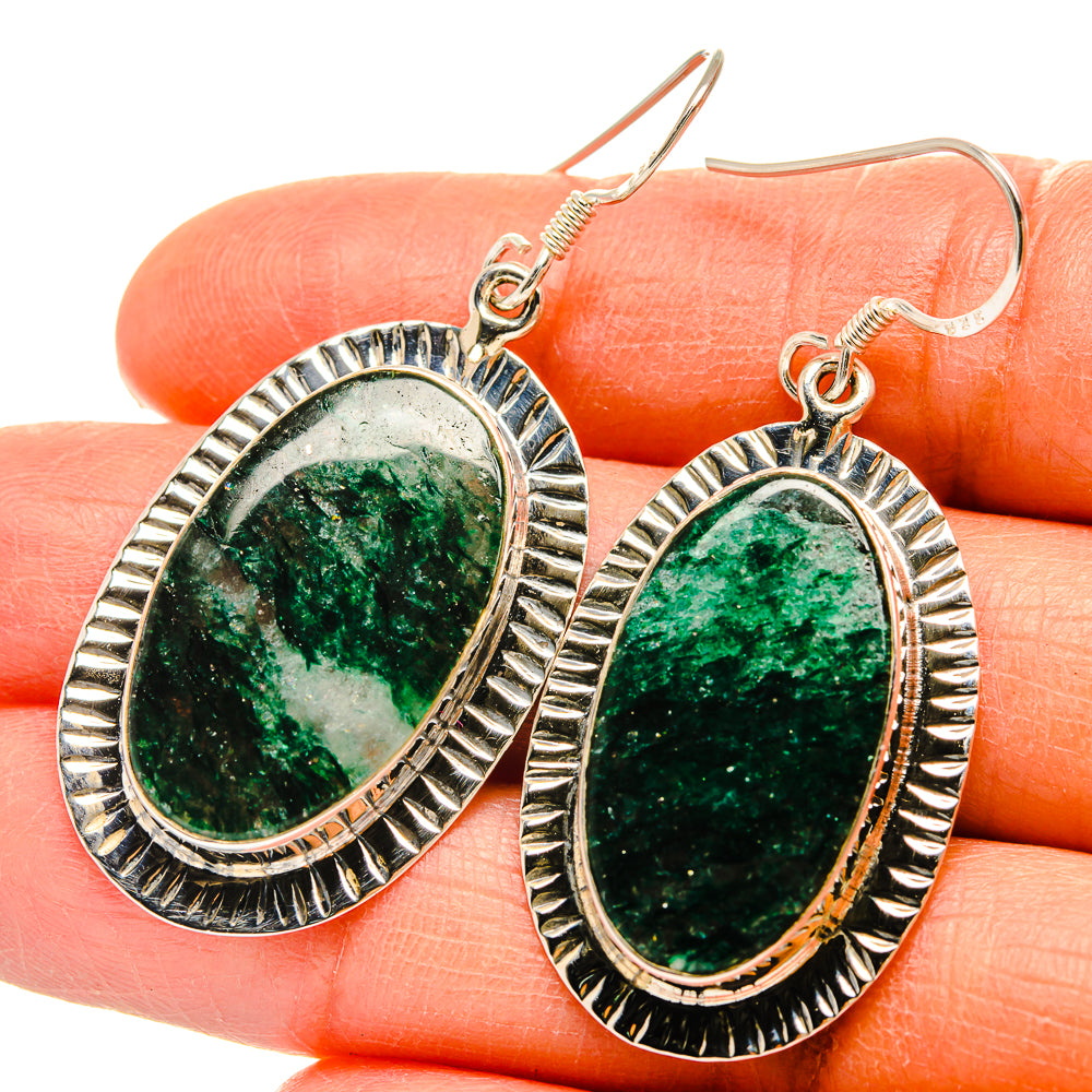 Green Aventurine Earrings handcrafted by Ana Silver Co - EARR425583