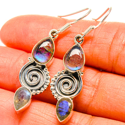 Labradorite Earrings handcrafted by Ana Silver Co - EARR425596