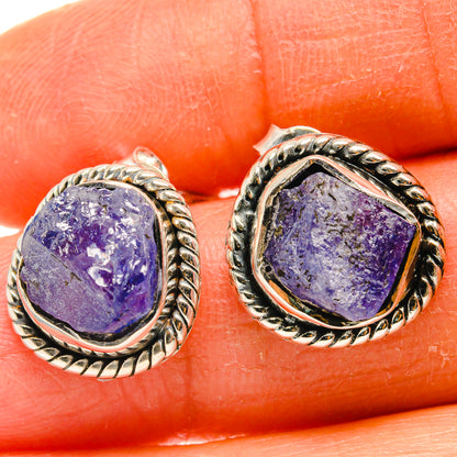 Tanzanite Earrings handcrafted by Ana Silver Co - EARR425606