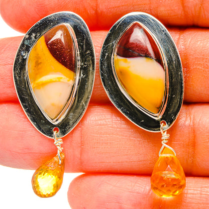 Mookaite Earrings handcrafted by Ana Silver Co - EARR425612