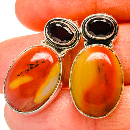 Mookaite Earrings handcrafted by Ana Silver Co - EARR425614