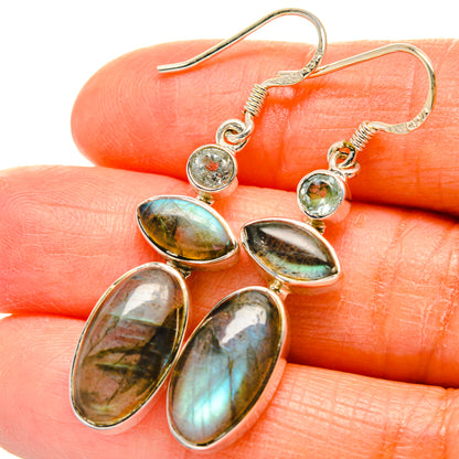 Labradorite Earrings handcrafted by Ana Silver Co - EARR425621