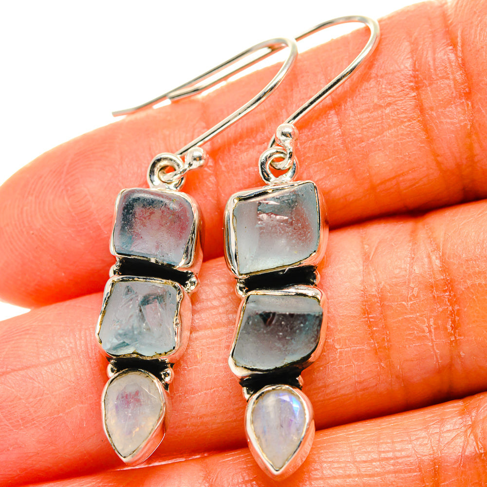 Aquamarine Earrings handcrafted by Ana Silver Co - EARR425624