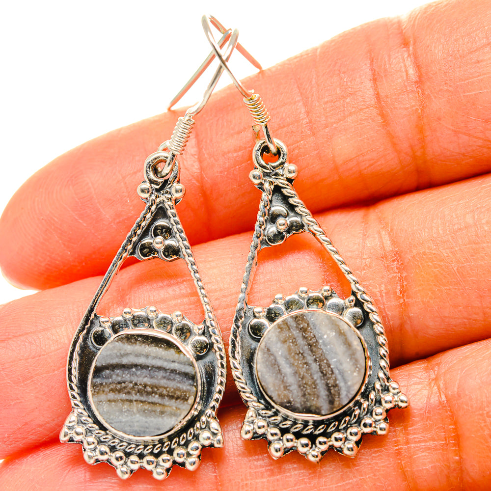 Desert Druzy Earrings handcrafted by Ana Silver Co - EARR425626