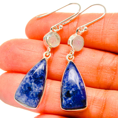 Sodalite Earrings handcrafted by Ana Silver Co - EARR425634