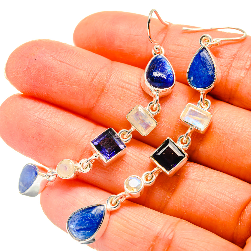 Kyanite Earrings handcrafted by Ana Silver Co - EARR425636