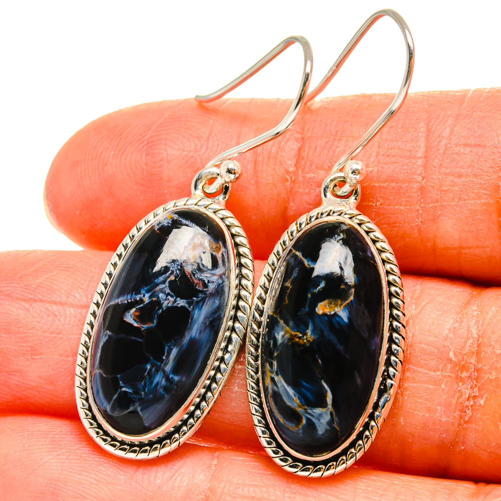 Pietersite Earrings handcrafted by Ana Silver Co - EARR425646