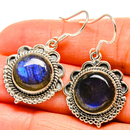 Labradorite Earrings handcrafted by Ana Silver Co - EARR425663