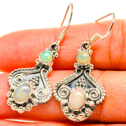 Ethiopian Opal Earrings handcrafted by Ana Silver Co - EARR425667