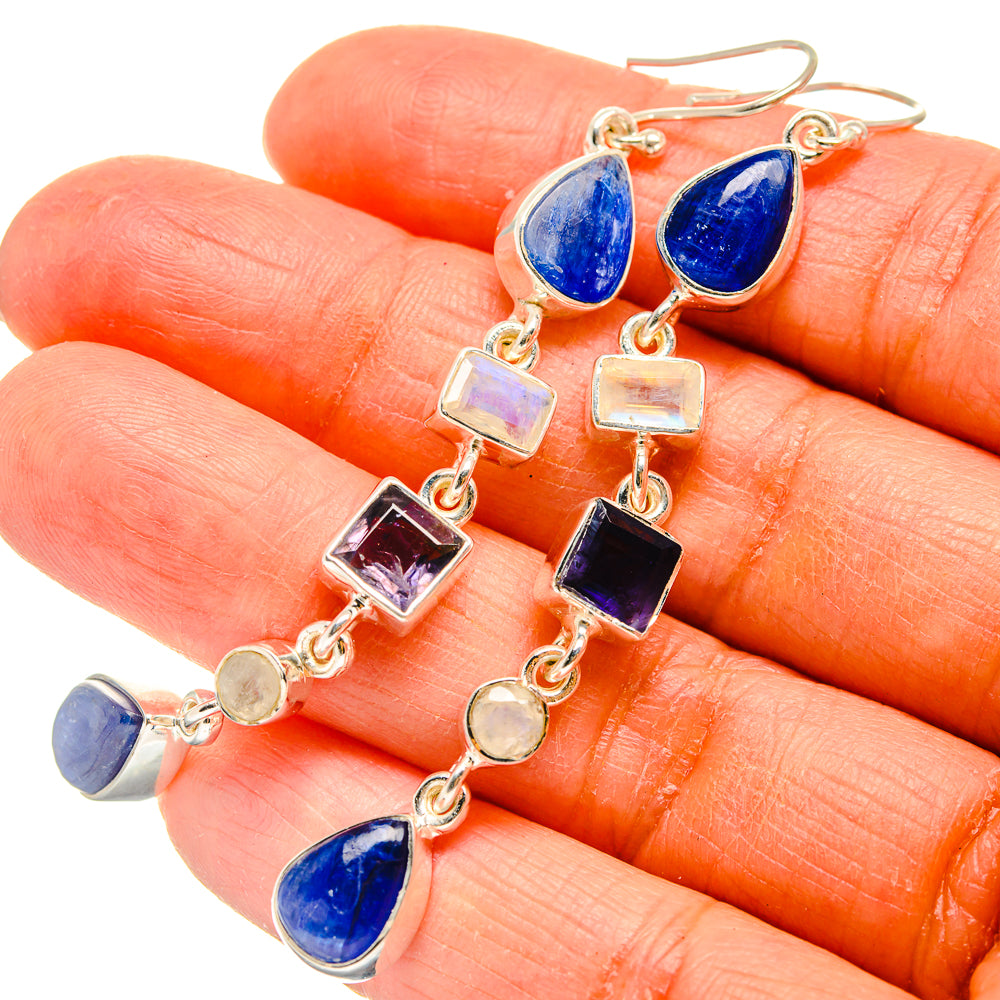 Kyanite Earrings handcrafted by Ana Silver Co - EARR425685