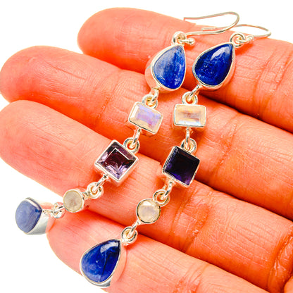 Kyanite Earrings handcrafted by Ana Silver Co - EARR425685