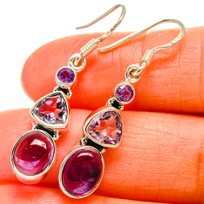 Amethyst Earrings handcrafted by Ana Silver Co - EARR425697