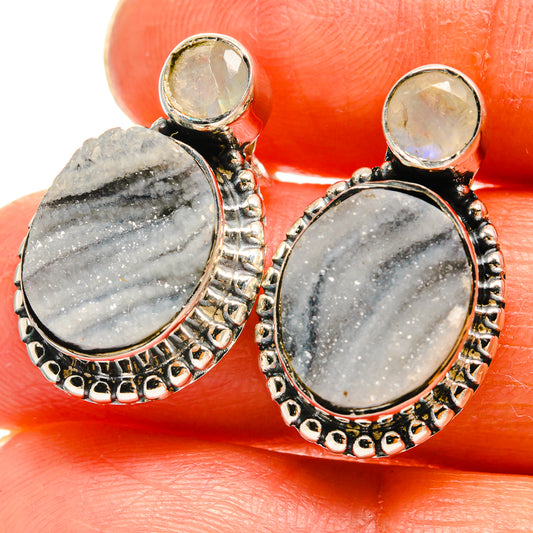 Desert Druzy Earrings handcrafted by Ana Silver Co - EARR425701