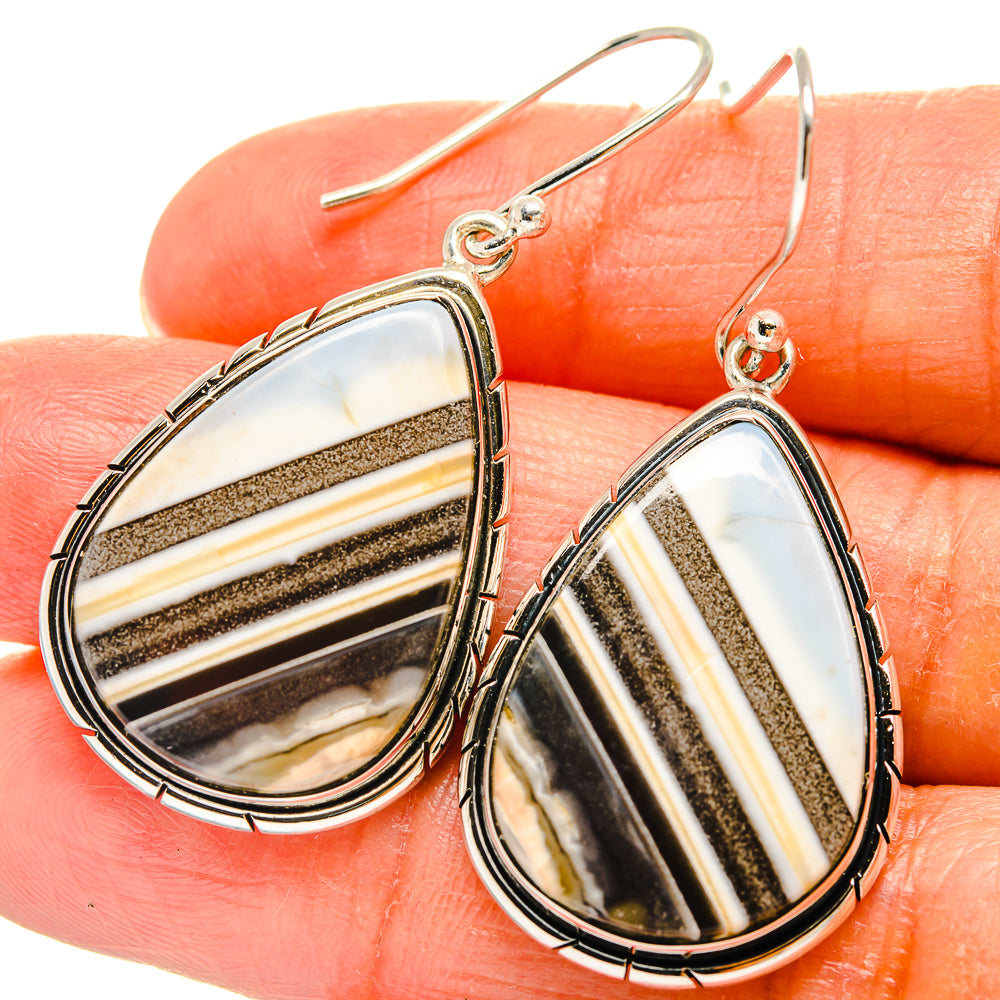 Owyhee Opal Earrings handcrafted by Ana Silver Co - EARR425702