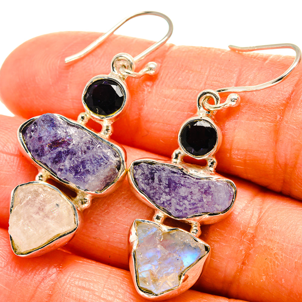 Tanzanite Earrings handcrafted by Ana Silver Co - EARR425708